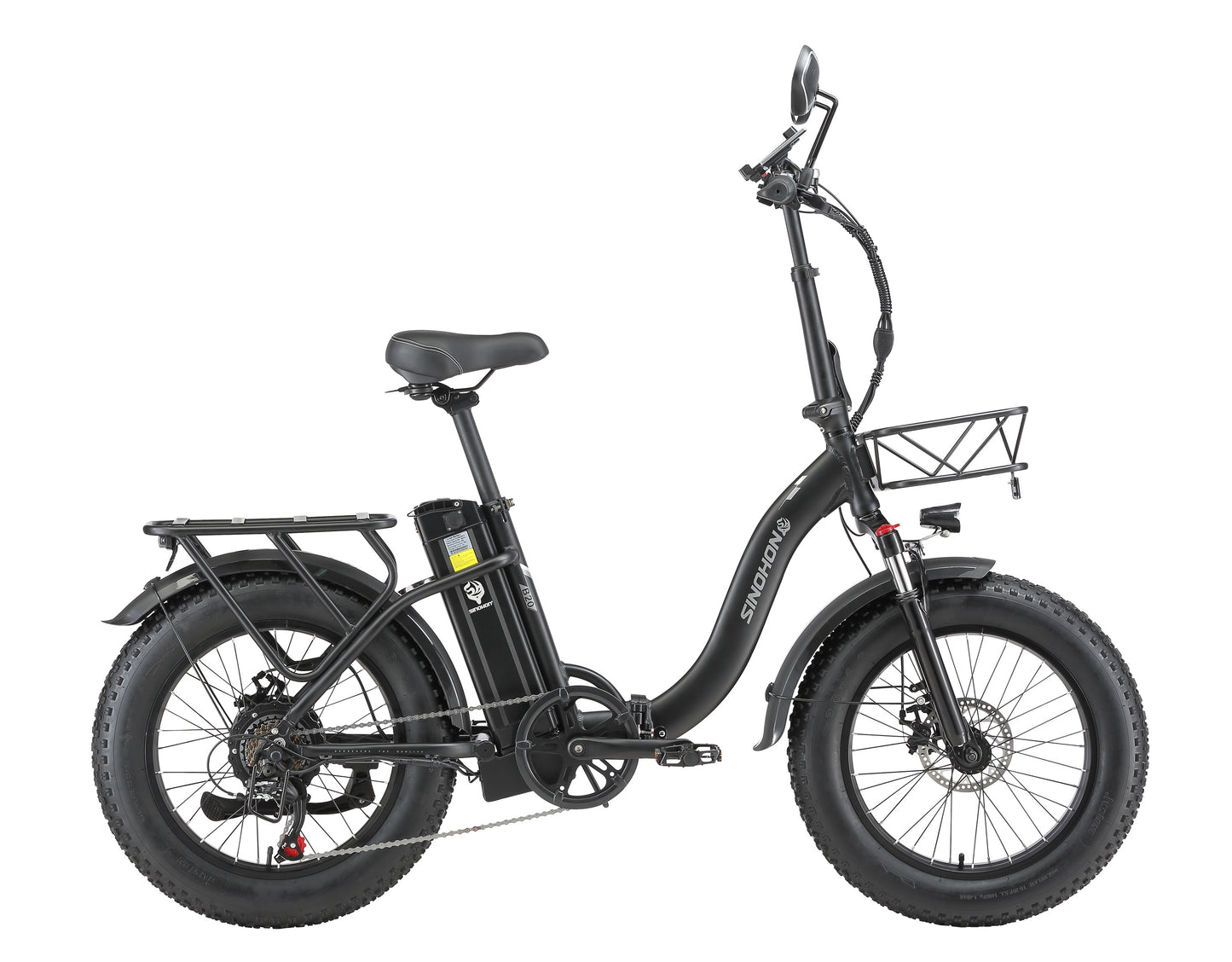 Ebike, 750W Motor, 48V15Ah Battery, 20 Inches, Maximum Speed 45KM