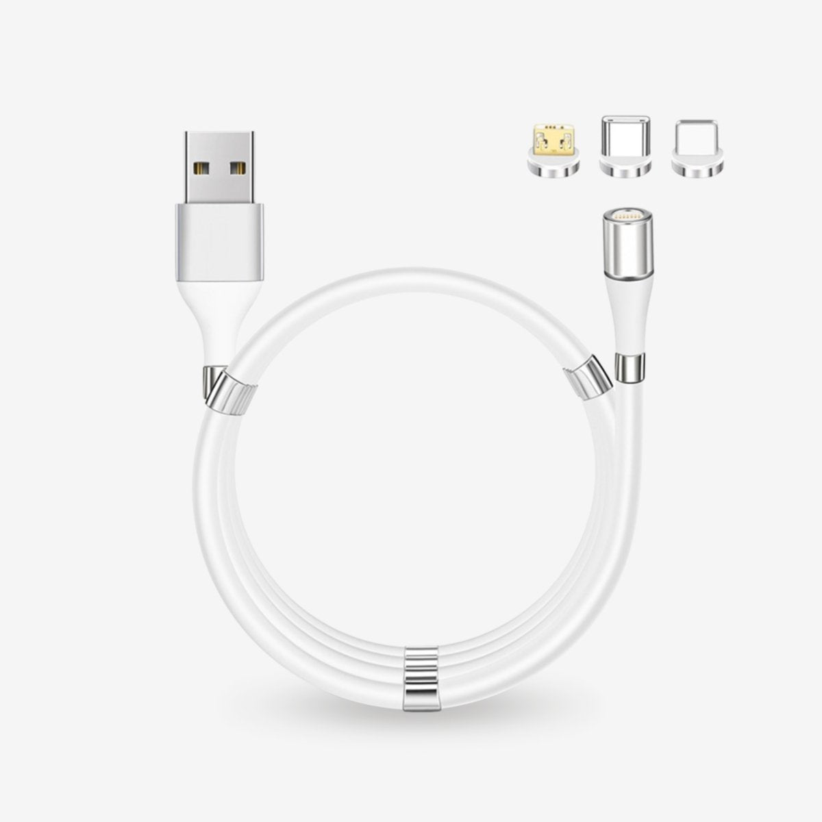 Tangle-Free Magnetic Fast Charging Cable