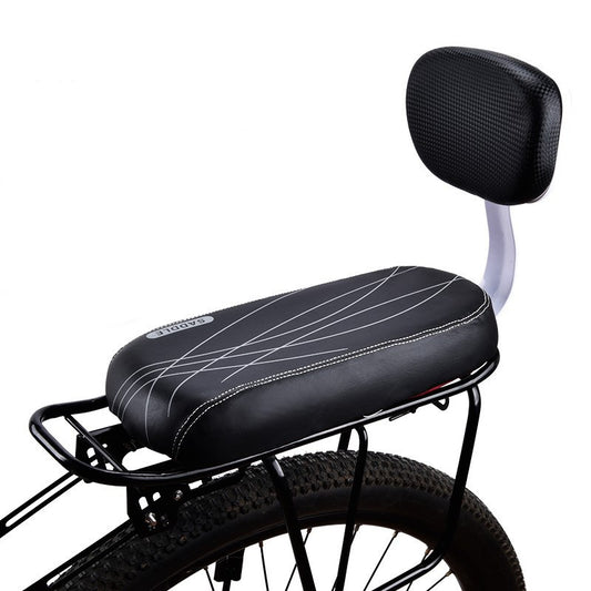 Thickened backrest cushion for bicycle rear child seat