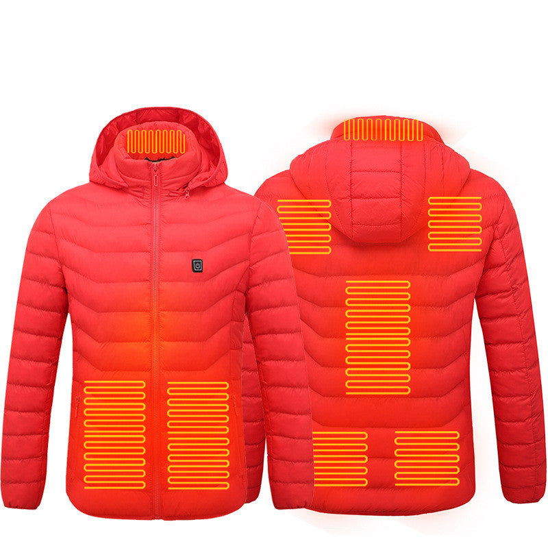 Heated Jacket Coat USB Electric Jacket Cotton Heater Thermal Clothing Heating Vest