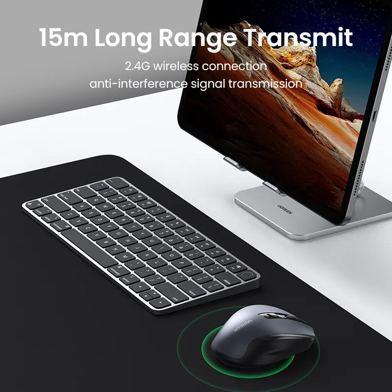 Mouse Wireless Ergonomic Mouse 4000 DPI Silent 6 Buttons For MacBook Tablet Laptop Mute Mice Quiet 2.4G Mouse