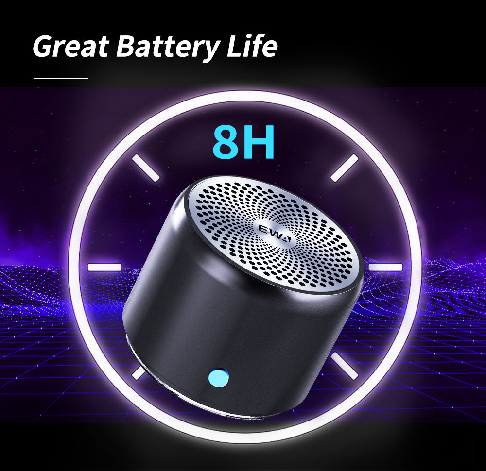 Profesional Mini Bluetooth Speaker,Custom Bass Radiator, IPX7 Waterproof, Super Portable Speakers, Travel Case Packed