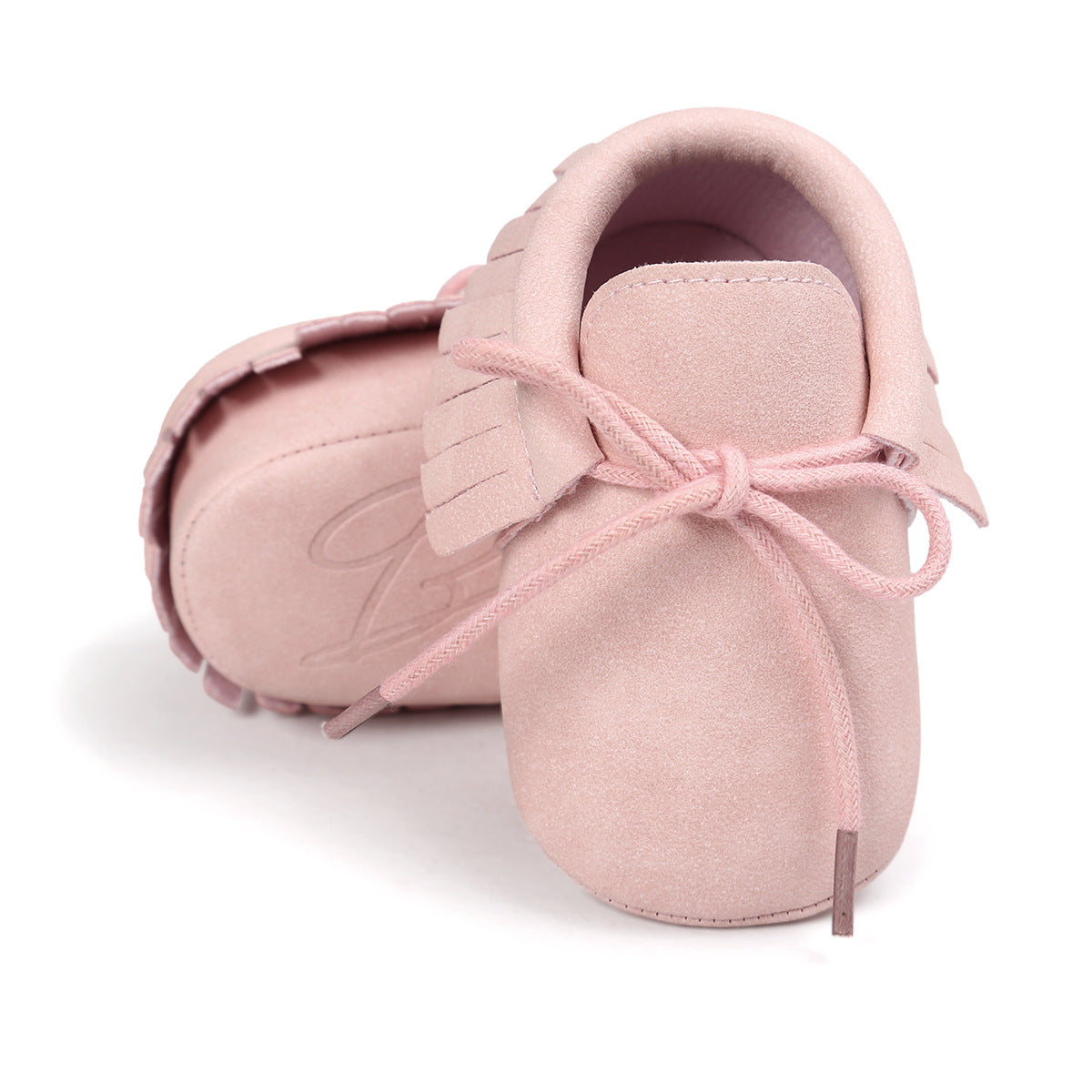 Newborn Shoes Infant Boy Girl Classical Lace-up Tassels Suede Sofe Anti-slip Toddler Crib Crawl Moccasins