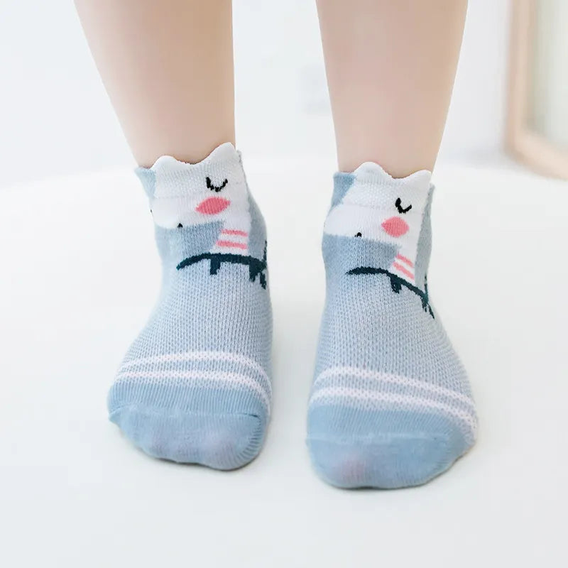 5 paires/lot 0-2Y chaussettes pour bébé, chaussettes pour bébé pour filles, maille de coton, chaussettes mignonnes pour nouveau-né garçon en bas âge, vêtements pour bébé