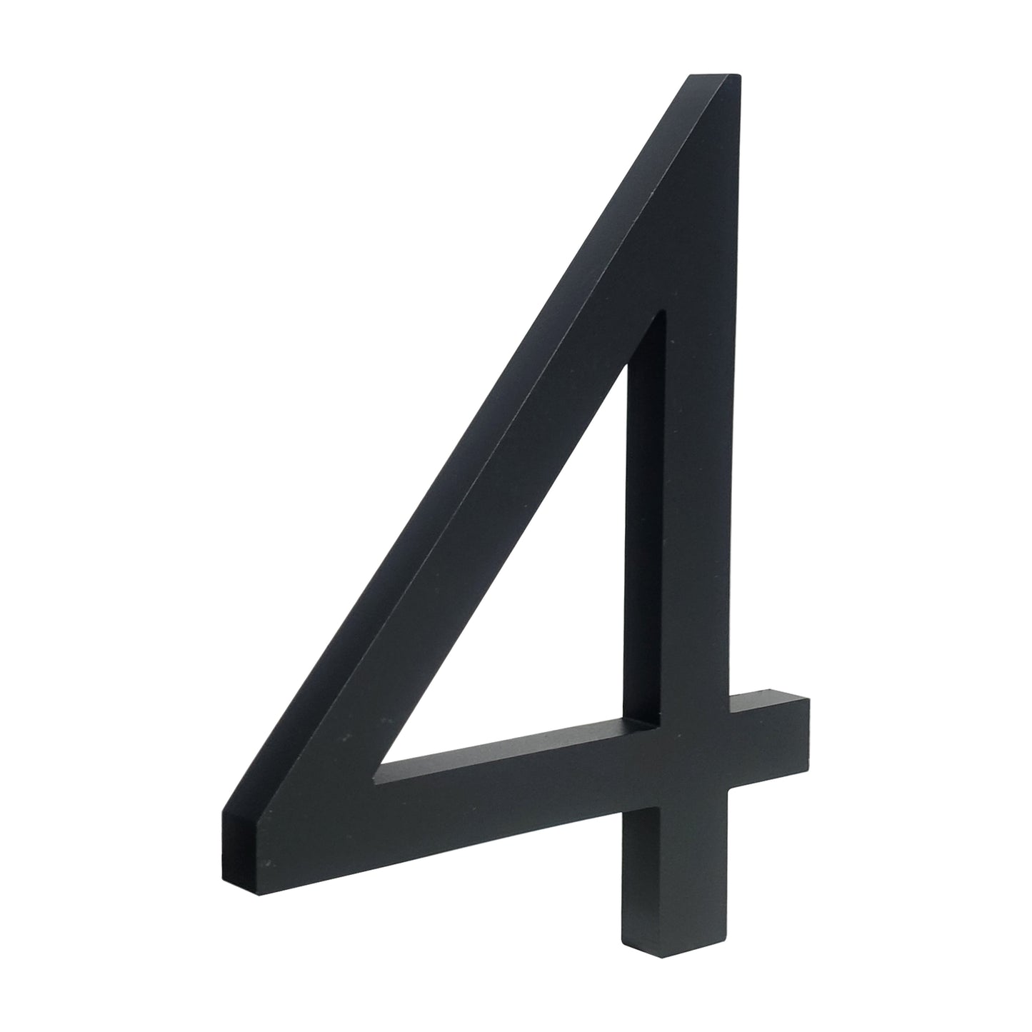 Big Black House Number Floating Sign Modern Door Numbers Building Signage Outdoor Numer Address