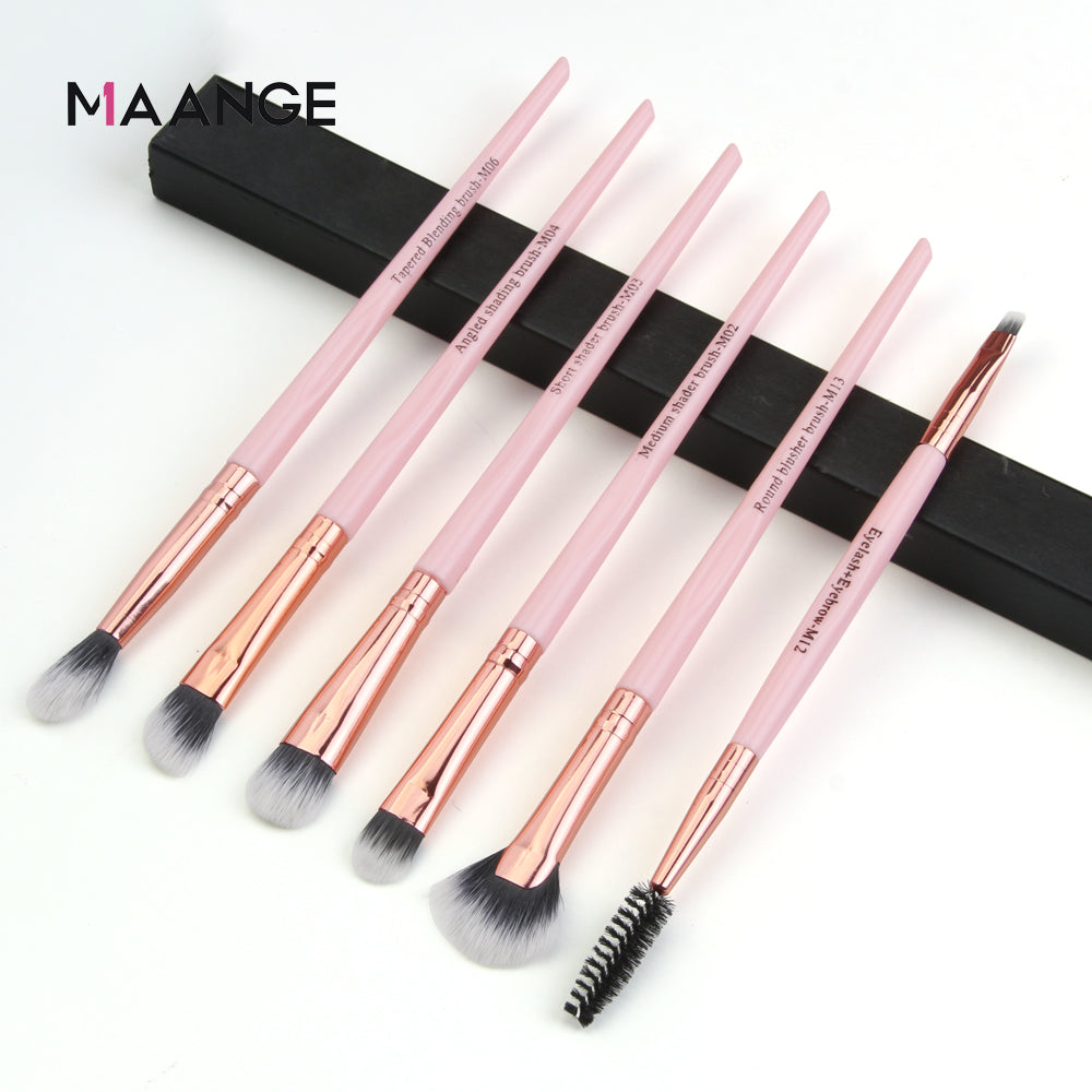 Make-up-Pinsel Pro Pink Brush, Set Puder-Lidschatten-Mischung, Eyeliner-Wimpern-Augenbrauen-Make-up, Beauty-Kosmetikpinsel