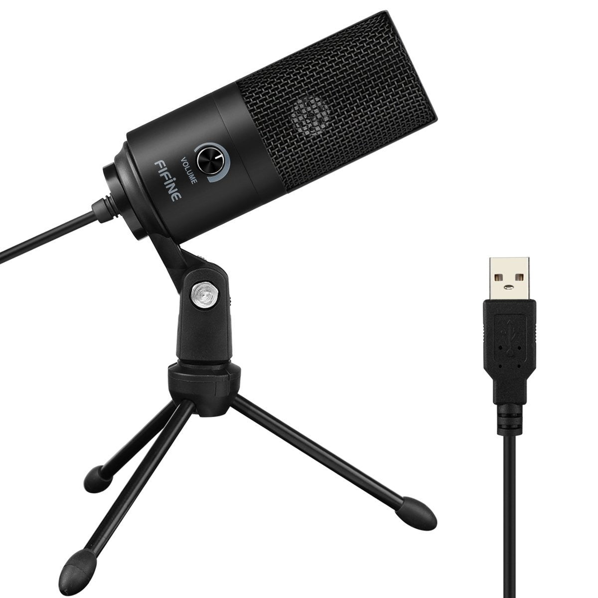 Metal USB Condenser Recording Microphone For Laptop,  Windows Cardioid Studio Recording, Vocals Voice Over