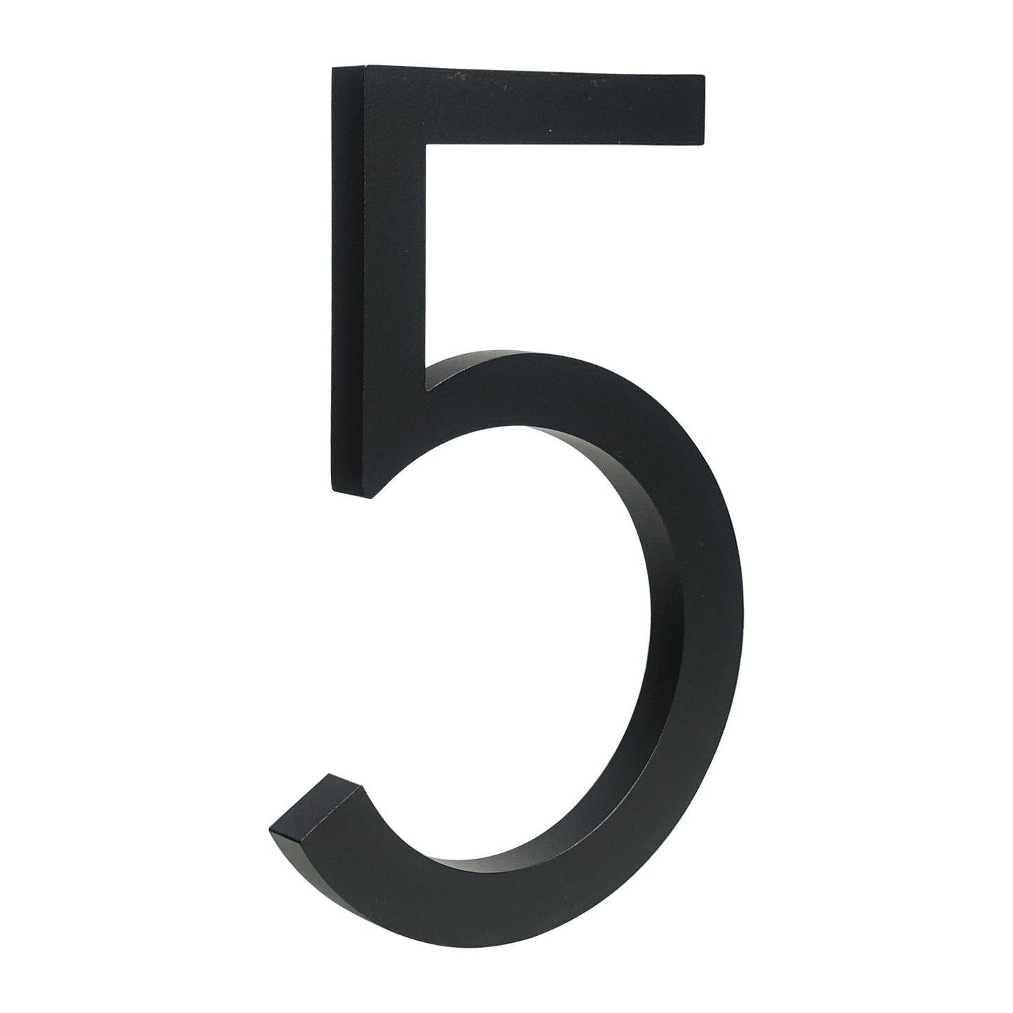 Big Black House Number Floating Sign Modern Door Numbers Building Signage Outdoor Numer Address