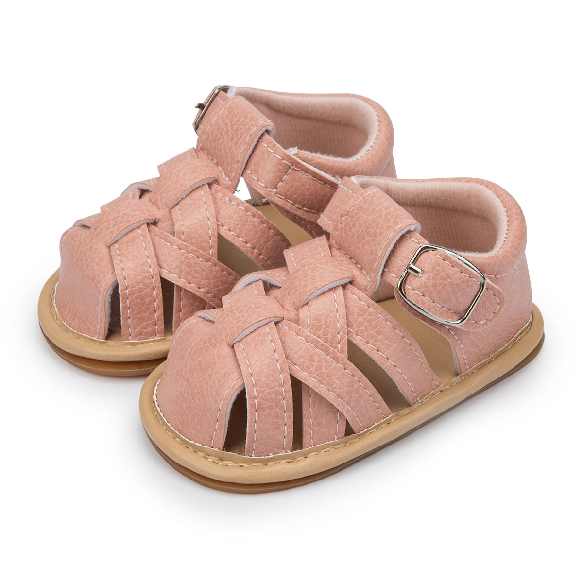 Baby Summer Sandals: Rubber Sole, Non-Slip Infant Shoes for Boys and Girls, Perfect for Toddler First Walkers and Newborns