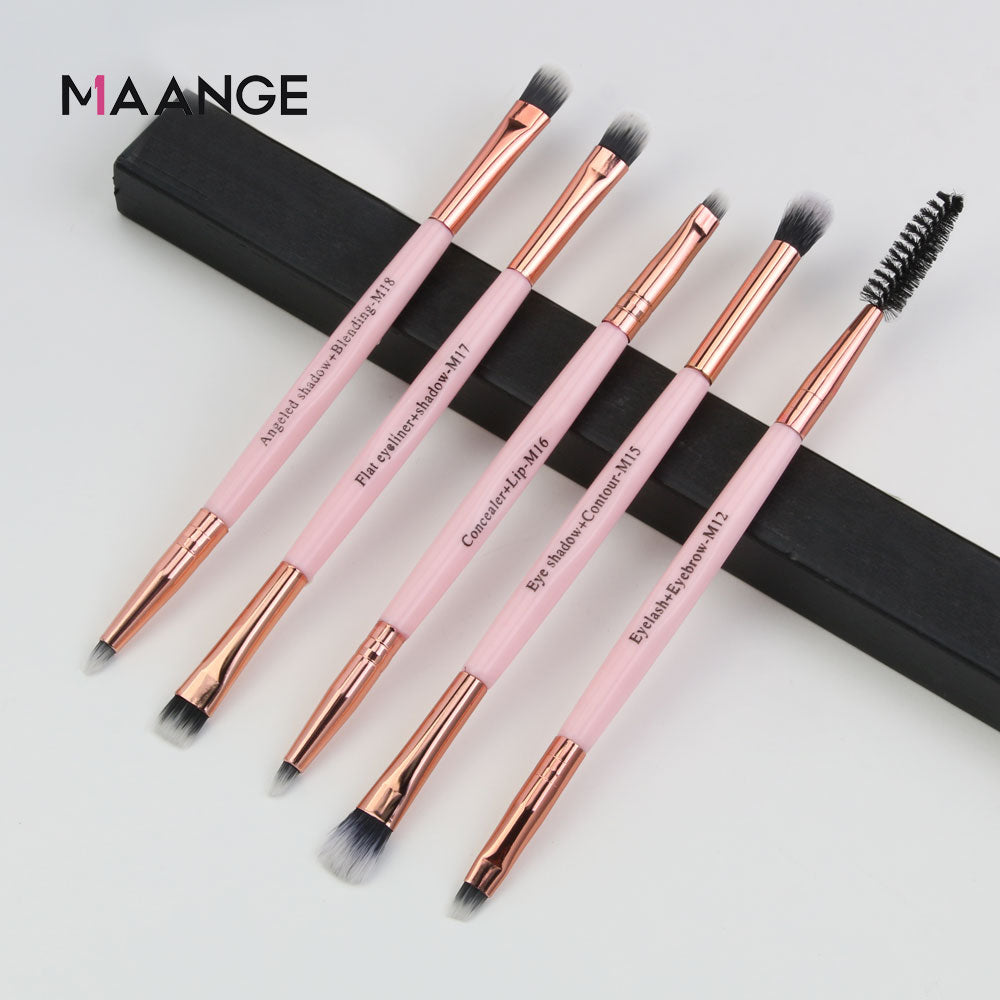 Make-up-Pinsel Pro Pink Brush, Set Puder-Lidschatten-Mischung, Eyeliner-Wimpern-Augenbrauen-Make-up, Beauty-Kosmetikpinsel