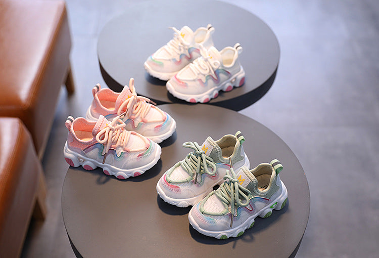 Chaussures plates souples et décontractées pour enfants Spring Toddler: Baskets pour enfants pour garçons et filles