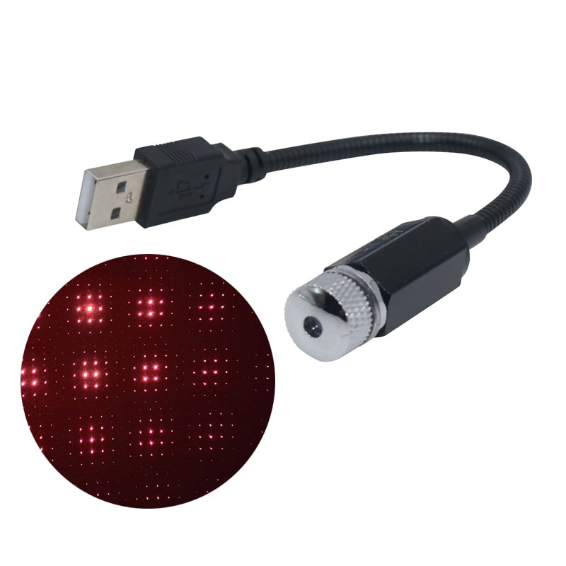 Mini LED toit de voiture étoile veilleuses projecteur lumière intérieure nuit étoilée ciel USB LED lumières décoratives