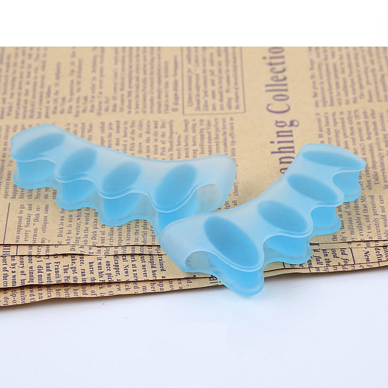2pcs=1pair Protective Toes Separator, Suitable Corrector Material Soft Gel Spacers Stretchers Care Tool