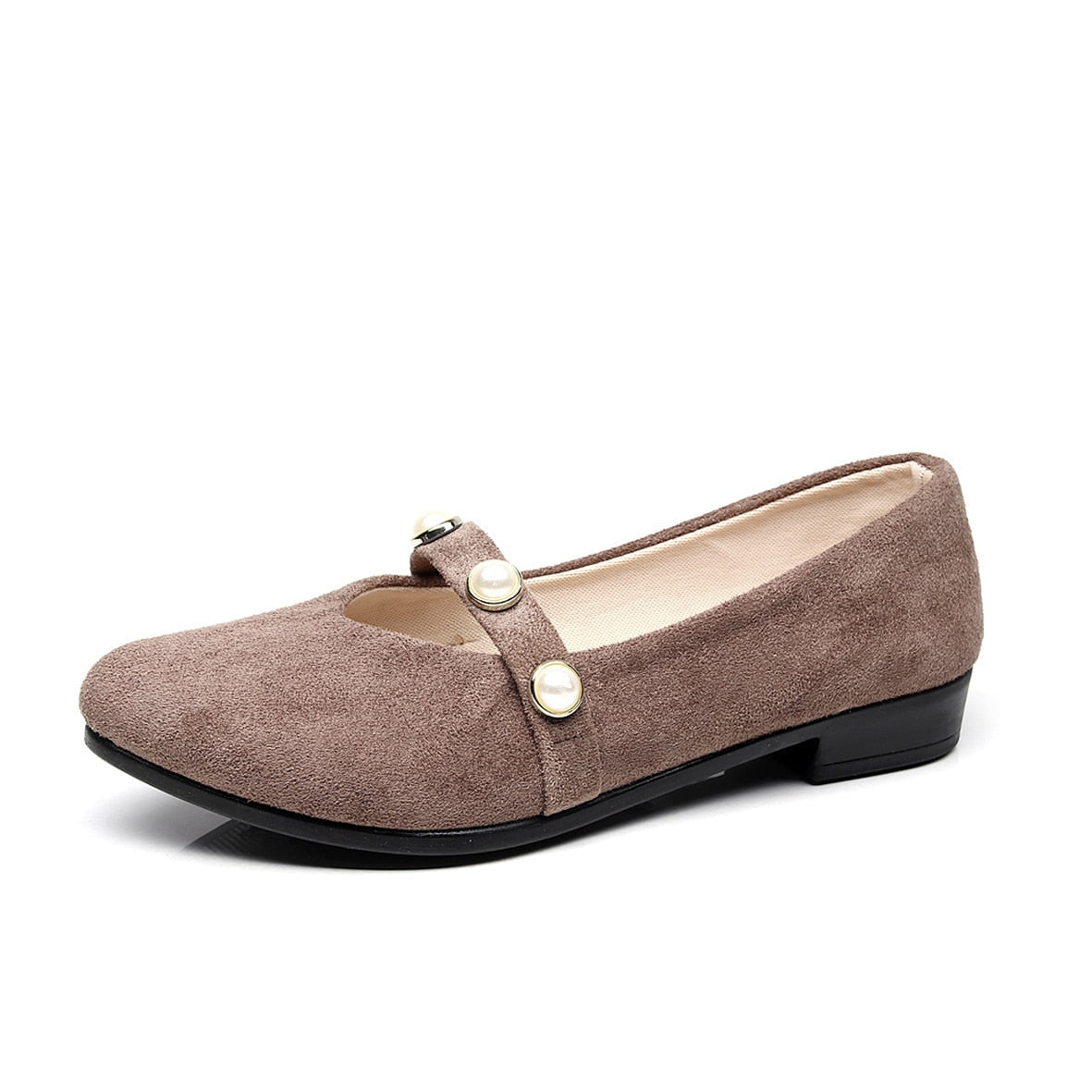 Femmes Appartements Ballet Chaussures Femmes Appartements Bureau Travail Chaussures Oversize Bateau Chaussures Tissu Doux Mocassins Femmes Enceintes Appartements Chaussures