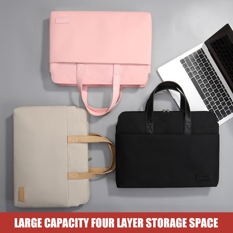 Laptop Bag, Thicken Airbag Shockproof Computer Bag, Laptop Briefcase