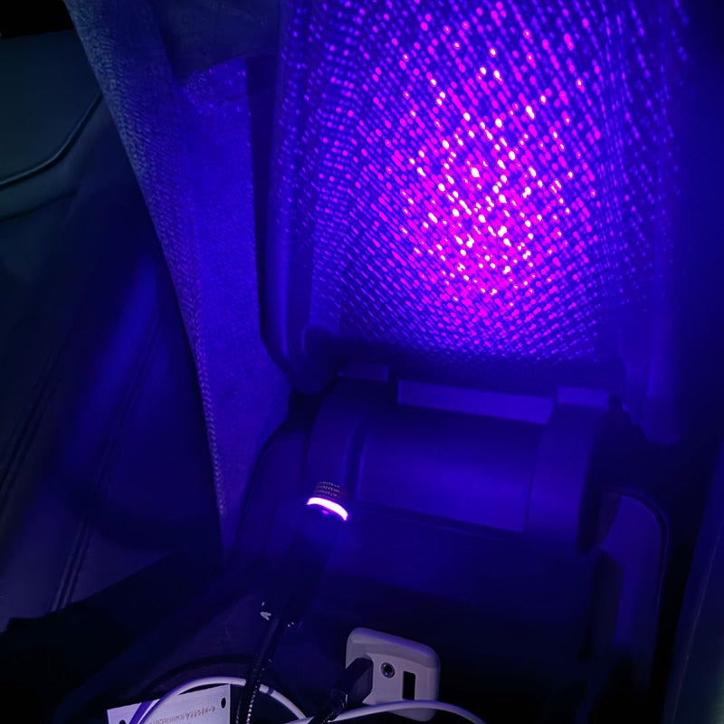 Mini LED Auto Dach Stern Nacht Lichter Projektor Licht Innen Umgebungs Nacht Sternen Himmel USB LED Dekorative Lichter