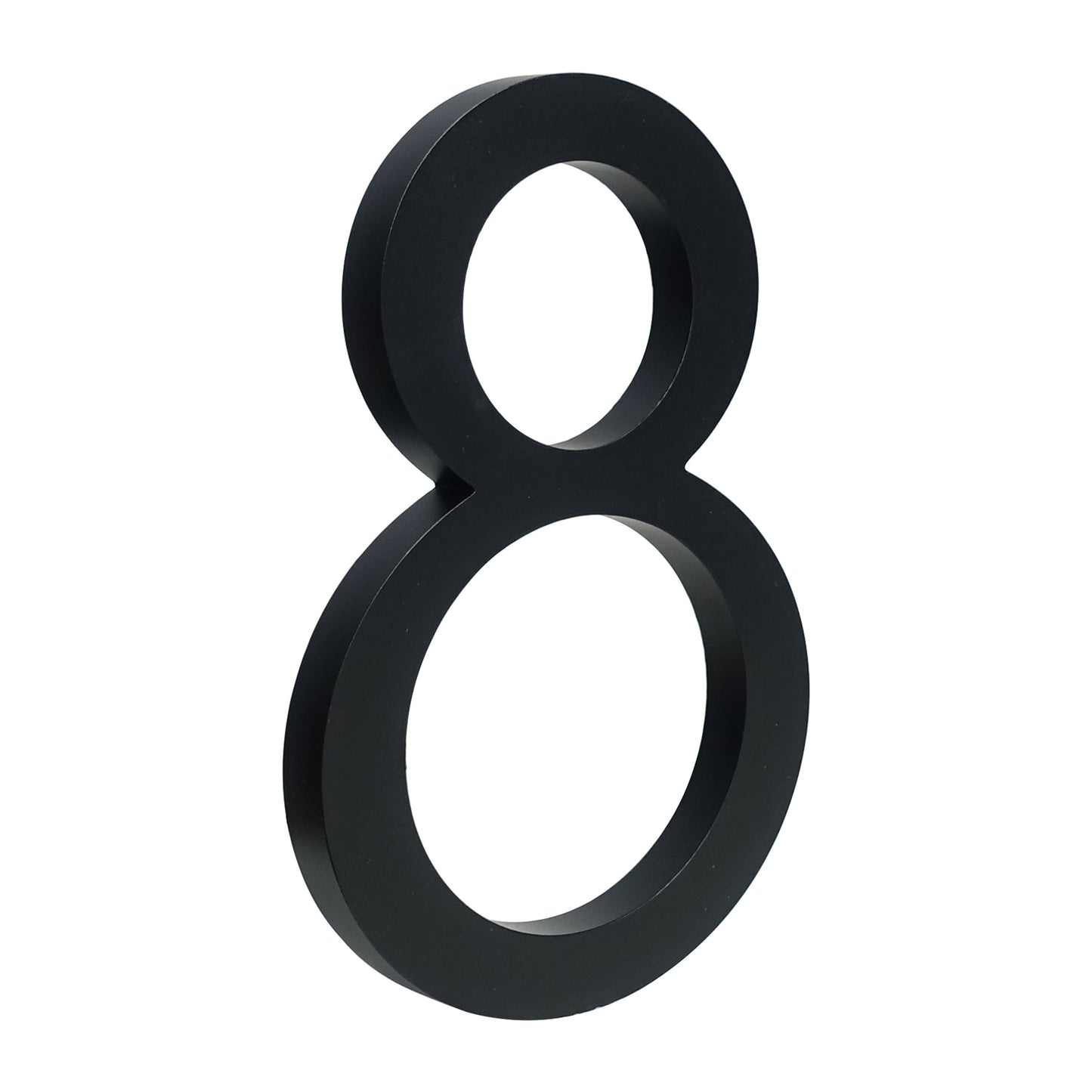 Big Black House Number Floating Sign Modern Door Numbers Building Signage Outdoor Numer Address