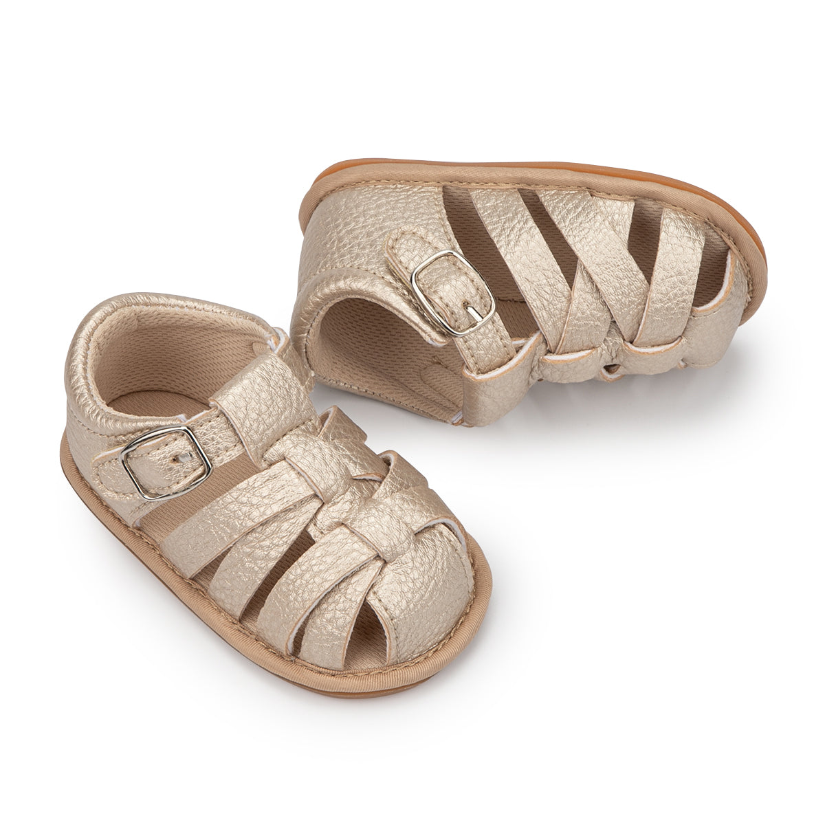 Baby-Sommersandalen: Gummisohle, rutschfeste Kleinkindschuhe für Jungen und Mädchen, perfekt für Kleinkinder, die zum ersten Mal laufen, und Neugeborene