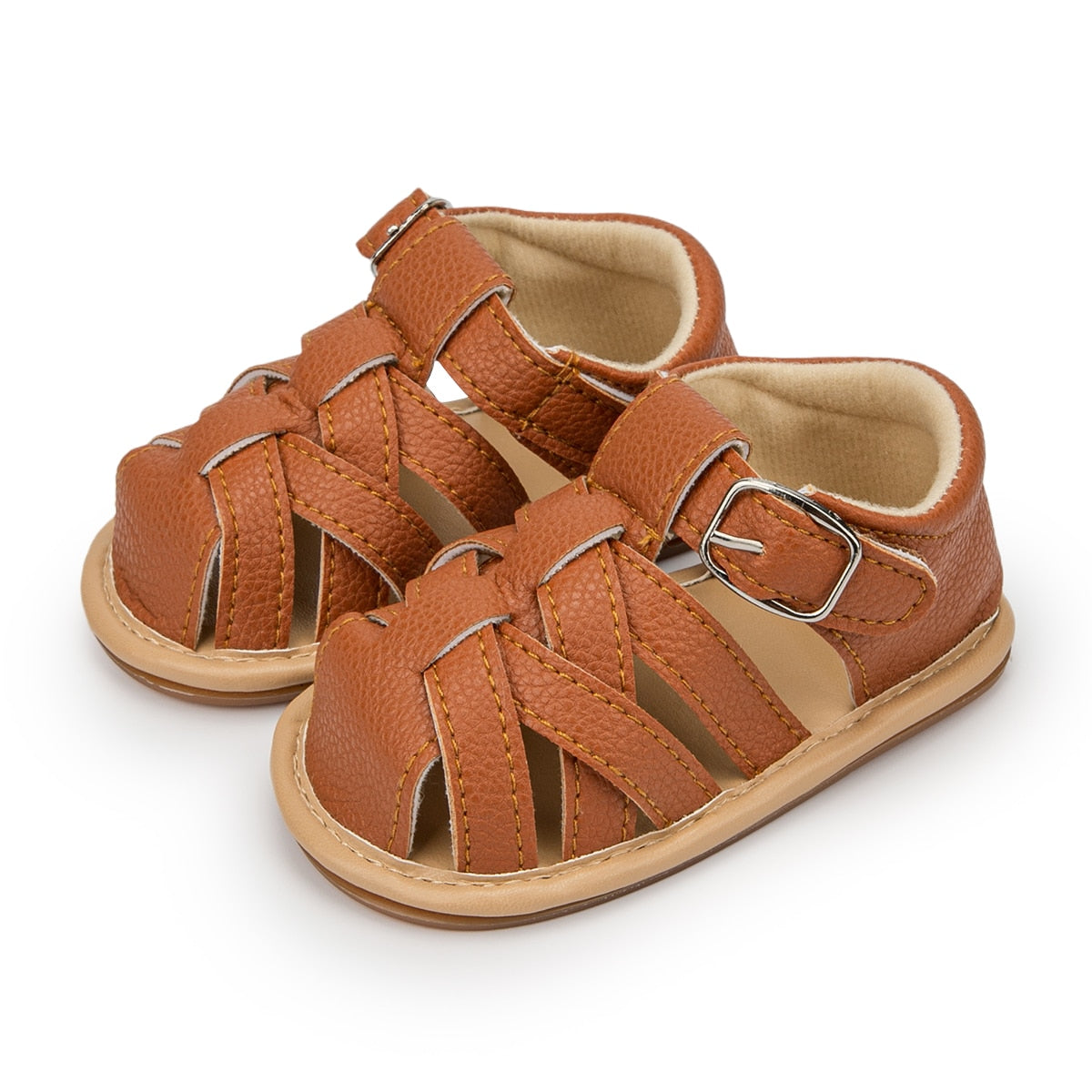 Baby Summer Sandals: Rubber Sole, Non-Slip Infant Shoes for Boys and Girls, Perfect for Toddler First Walkers and Newborns