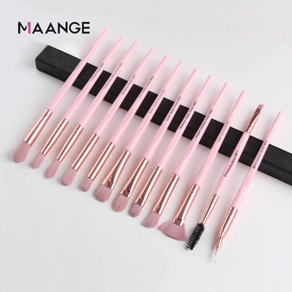 Make-up-Pinsel Pro Pink Brush, Set Puder-Lidschatten-Mischung, Eyeliner-Wimpern-Augenbrauen-Make-up, Beauty-Kosmetikpinsel