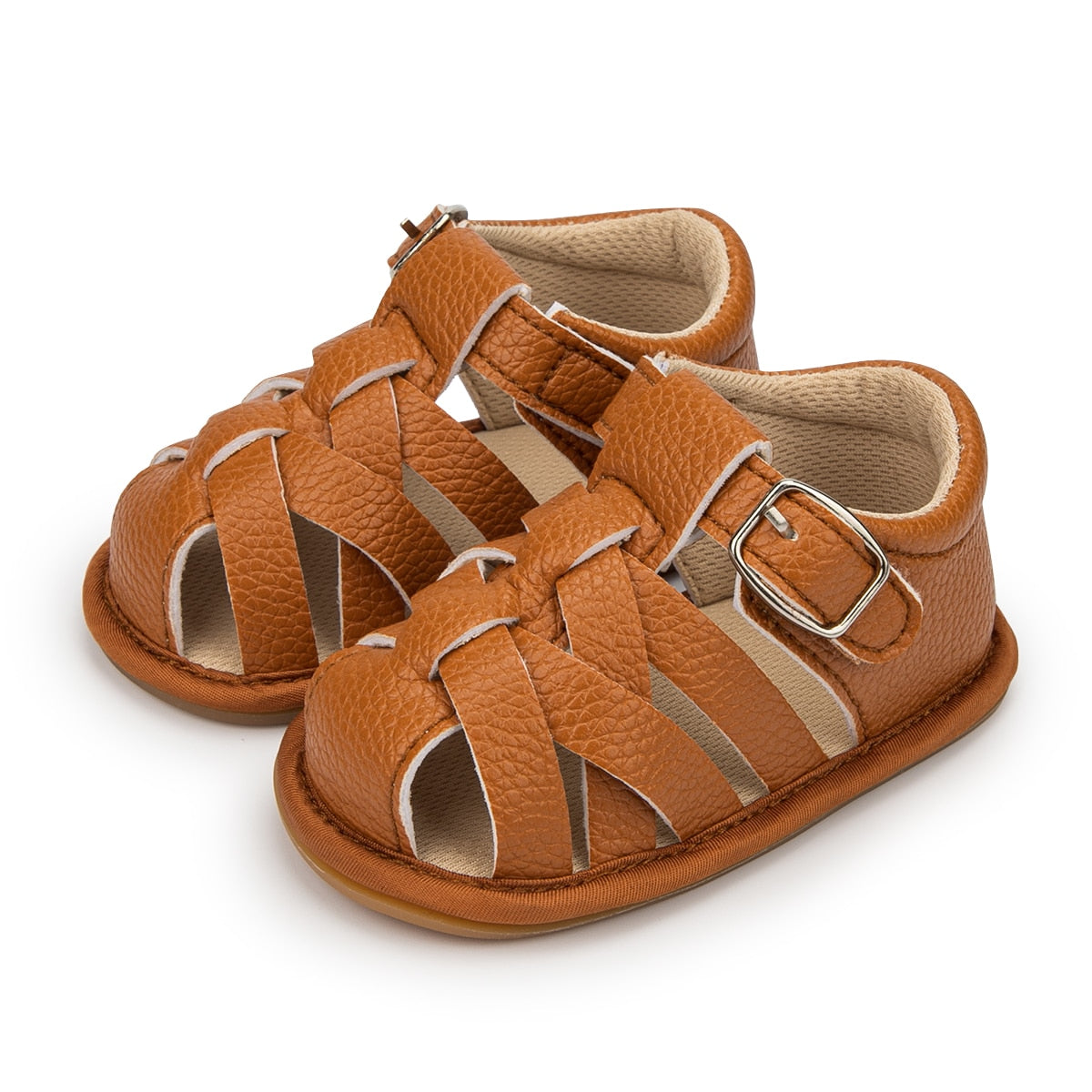 Baby Summer Sandals: Rubber Sole, Non-Slip Infant Shoes for Boys and Girls, Perfect for Toddler First Walkers and Newborns