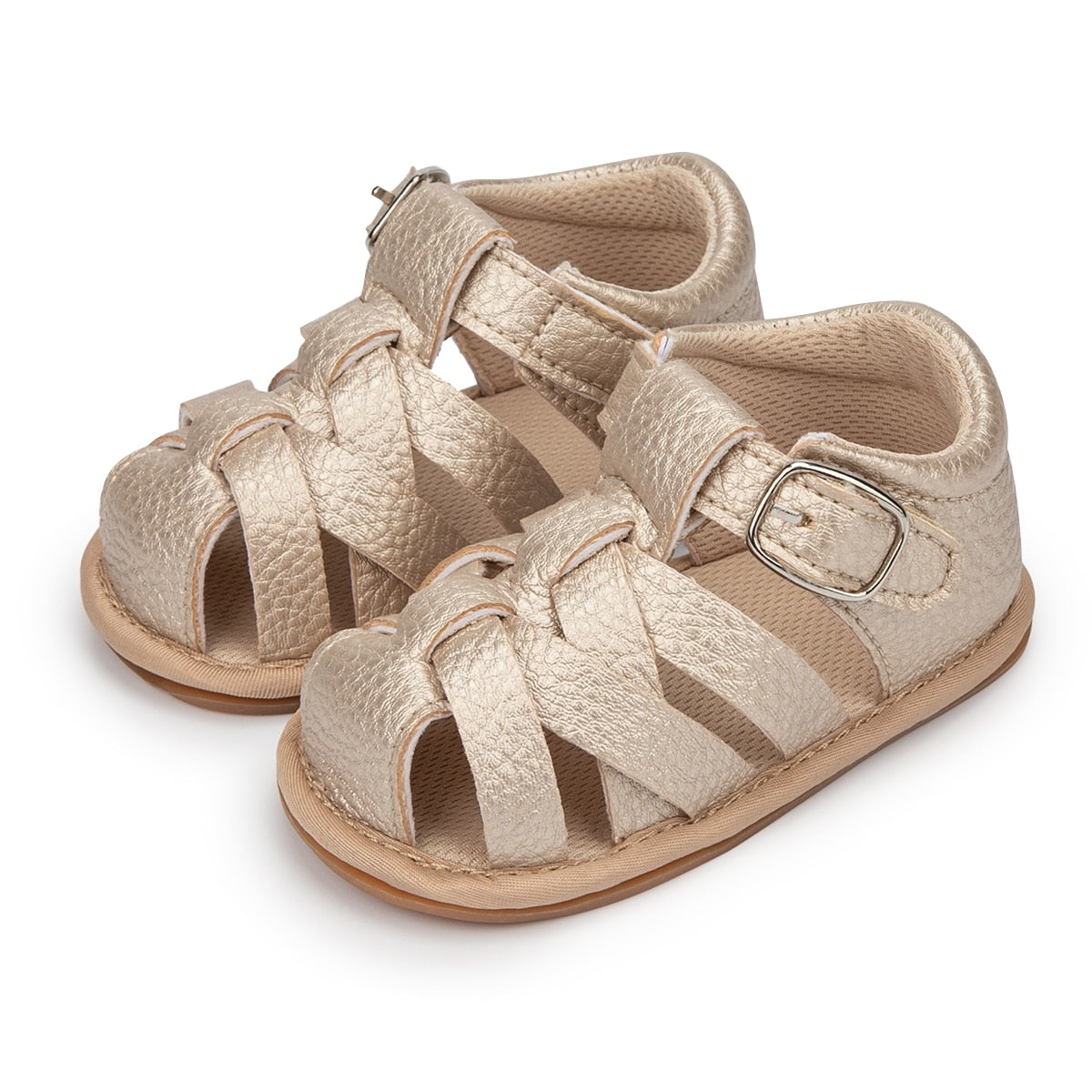 Baby Summer Sandals: Rubber Sole, Non-Slip Infant Shoes for Boys and Girls, Perfect for Toddler First Walkers and Newborns