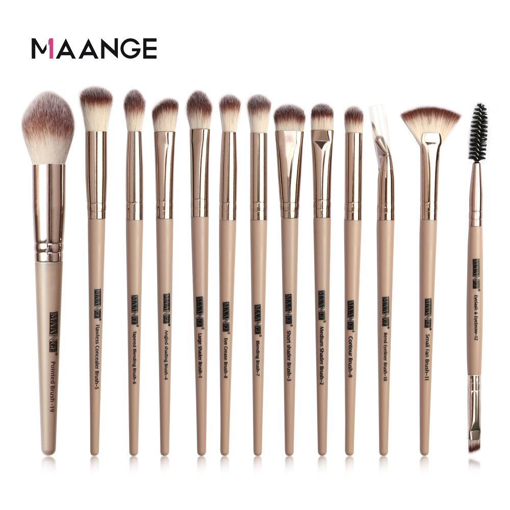 Make-up-Pinsel Pro Pink Brush, Set Puder-Lidschatten-Mischung, Eyeliner-Wimpern-Augenbrauen-Make-up, Beauty-Kosmetikpinsel