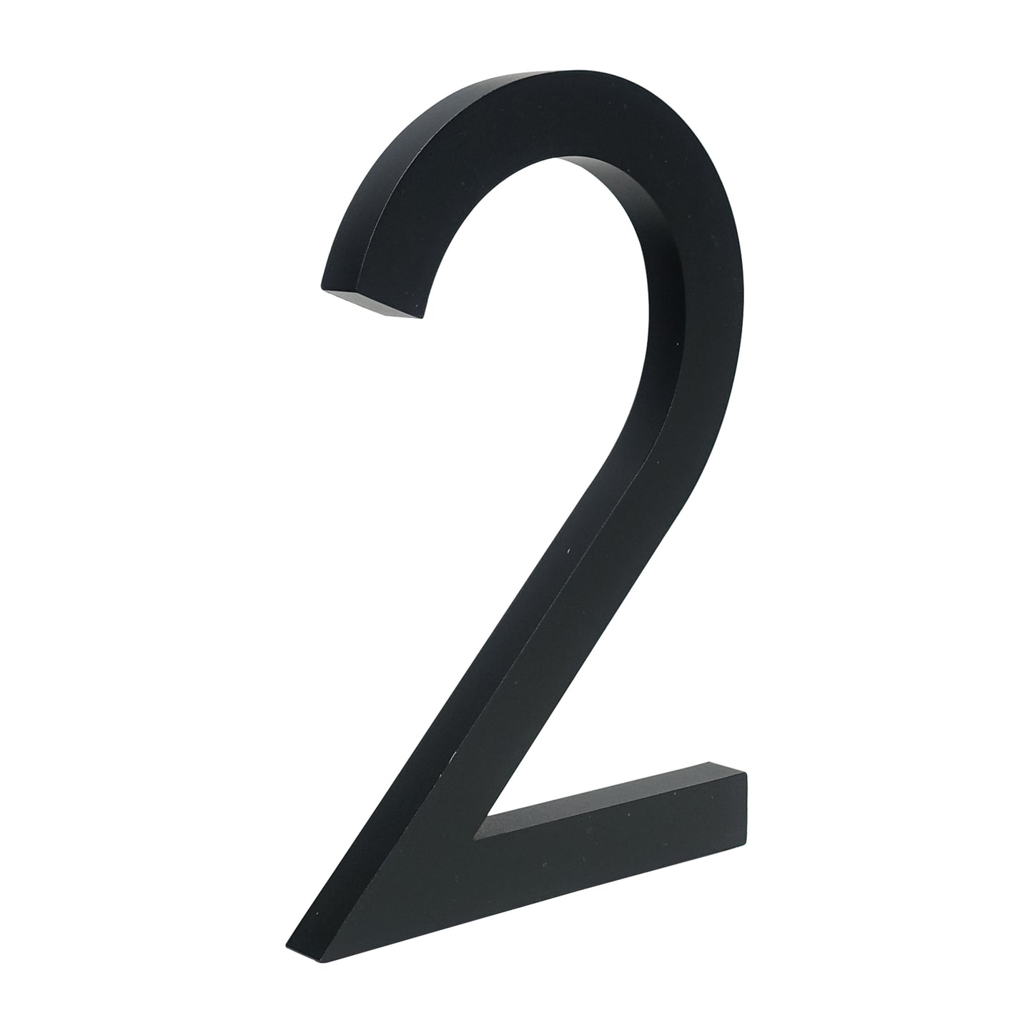 Big Black House Number Floating Sign Modern Door Numbers Building Signage Outdoor Numer Address