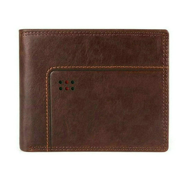 Portefeuilles pour hommes en cuir véritable, poche à monnaie, sac à main vintage pour homme, portefeuille pour hommes en cuir véritable avec blocage RFID, porte-cartes