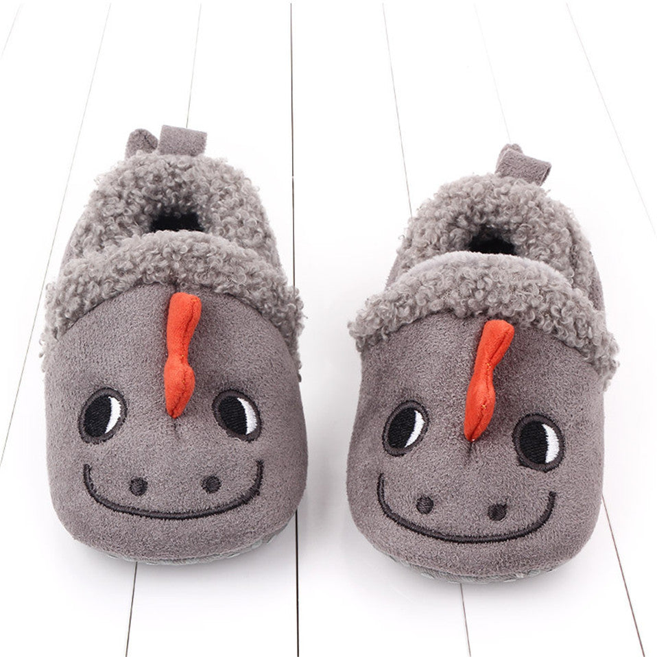 Baby Shoes Adorable Infant Slippers Toddler Baby Boy Girl Knit Crib Shoes Cute Cartoon Anti-slip Prewalker Baby Slippers