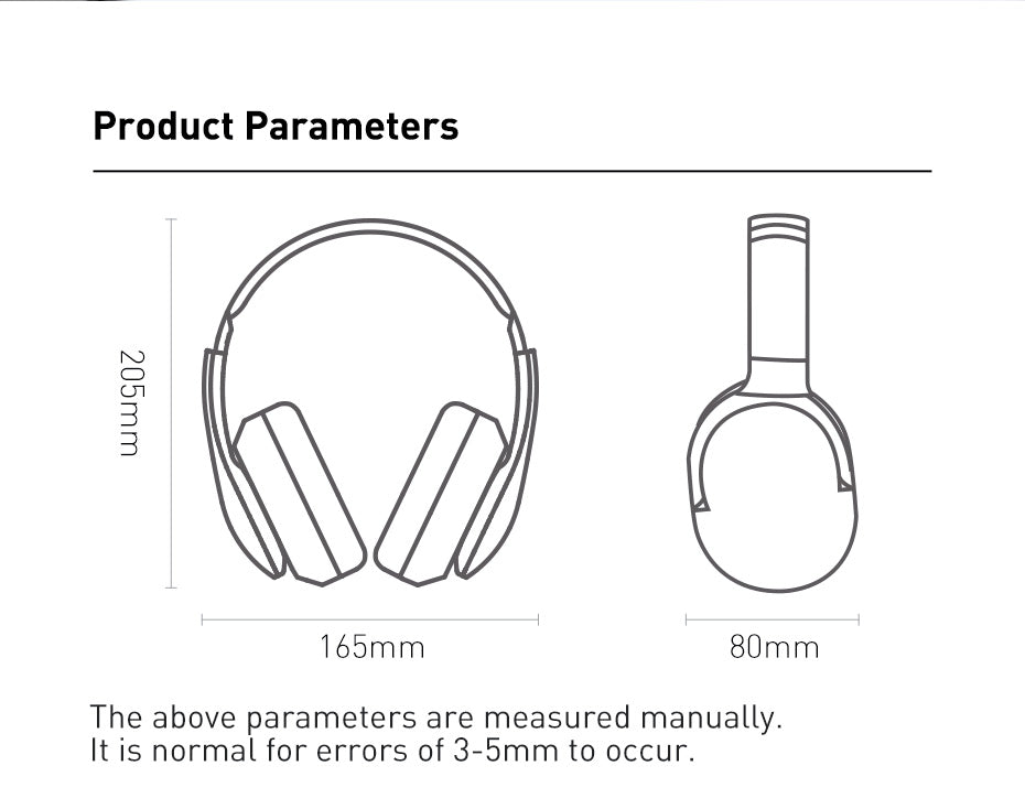 Baseus Pro Drahtlose Kopfhörer Bluetooth Kopfhörer 5,3 Faltbare Headset Sport Kopfhörer Gaming Telefon Fone Bluetooth Ohrhörer