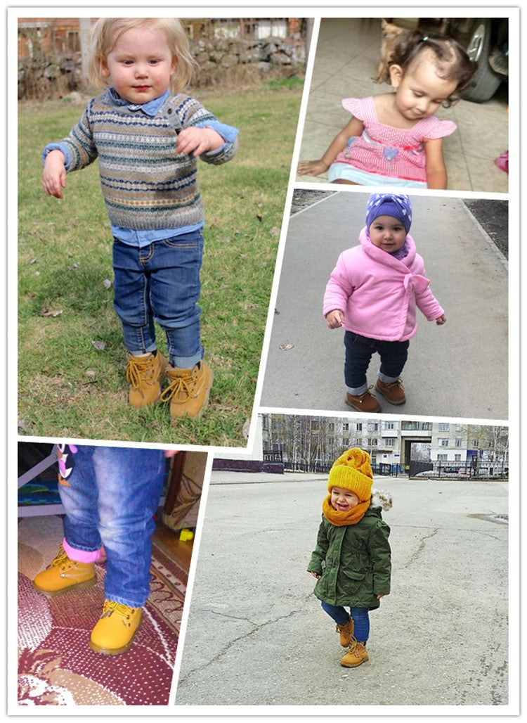 Autumn Winter Baby Boots Toddler Fashion Boots Kids, Shoes Boys Girls Snow Boots Girls Boys Plush Fashion Boots