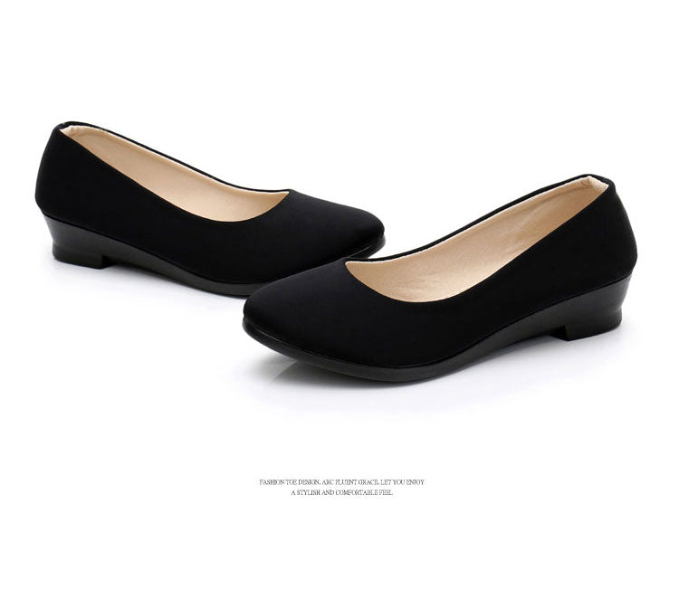 Women Flats Ballet Shoes Women Flats Office Work Shoes Oversize Boat Shoes Cloth Sweet Loafers Women's Pregnant Flats Shoes