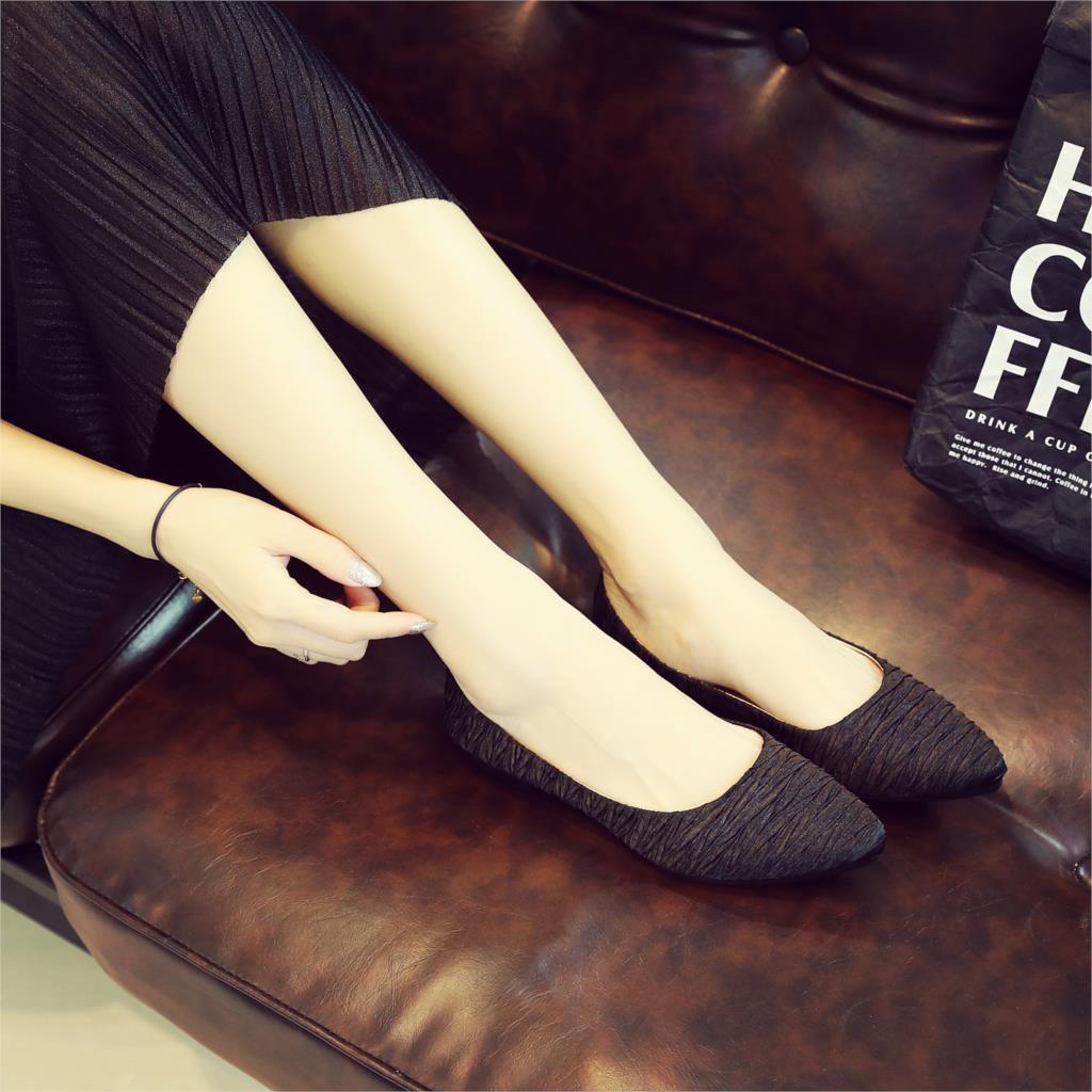 Women Flats Ballet Shoes Women Flats Office Work Shoes Oversize Boat Shoes Cloth Sweet Loafers Women's Pregnant Flats Shoes