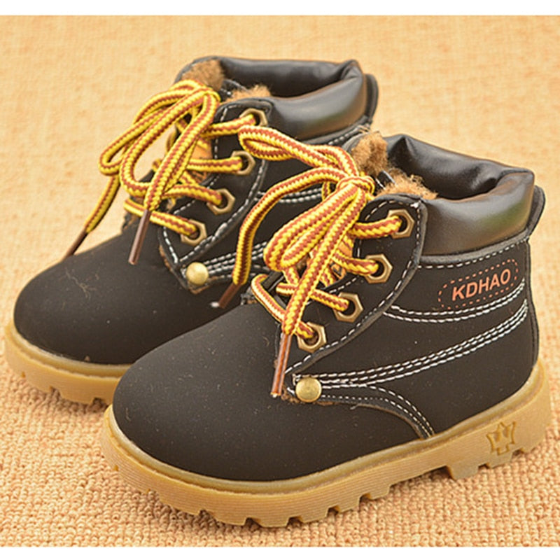 Autumn Winter Baby Boots Toddler Fashion Boots Kids, Shoes Boys Girls Snow Boots Girls Boys Plush Fashion Boots