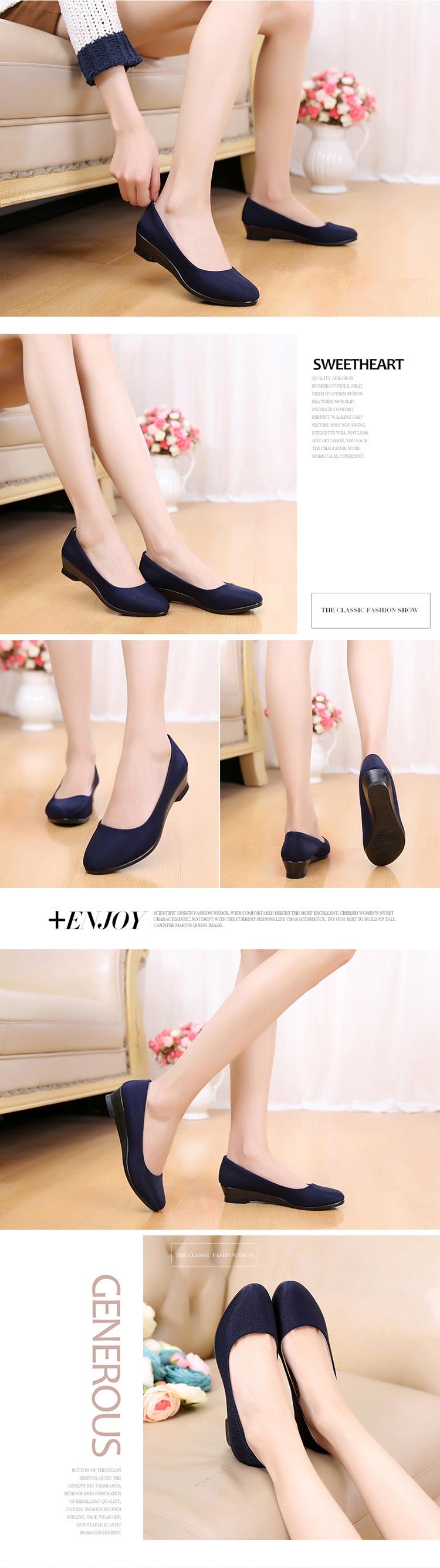 Women Flats Ballet Shoes Women Flats Office Work Shoes Oversize Boat Shoes Cloth Sweet Loafers Women's Pregnant Flats Shoes