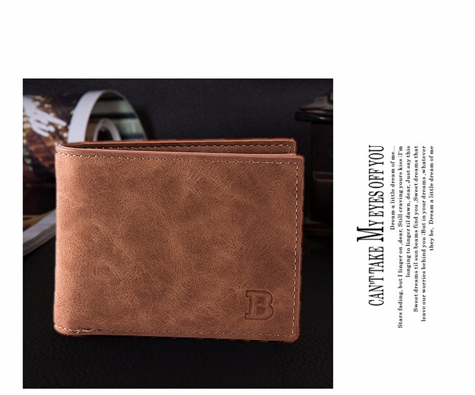 Men's Wallet With Coin Bag, Zipper, Small Money, Money Wallet