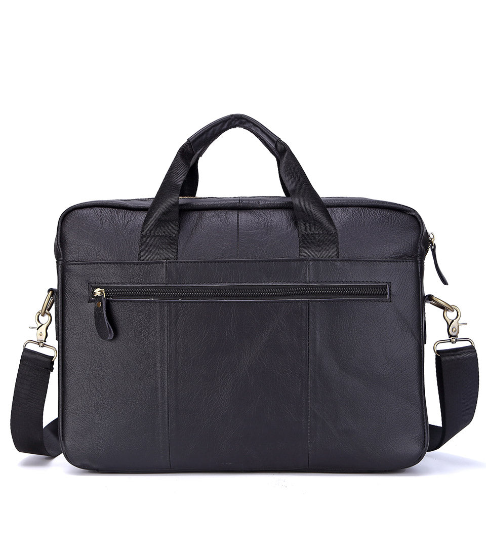 Men Genuine Leather Handbags, Casual Leather Laptop Bags, Male Business Travel Bags, Men's Crossbody Shoulder Bag