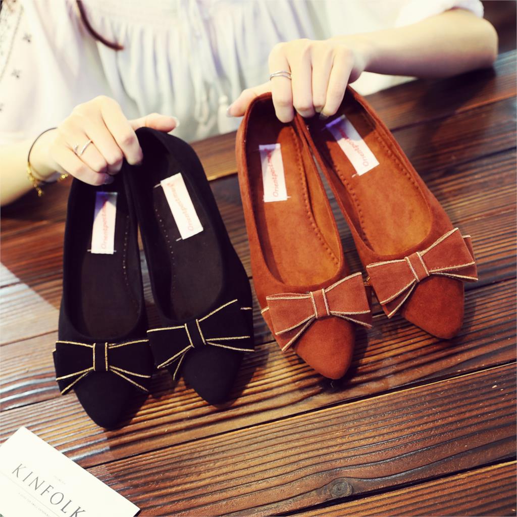 Women Flats Ballet Shoes Women Flats Office Work Shoes Oversize Boat Shoes Cloth Sweet Loafers Women's Pregnant Flats Shoes