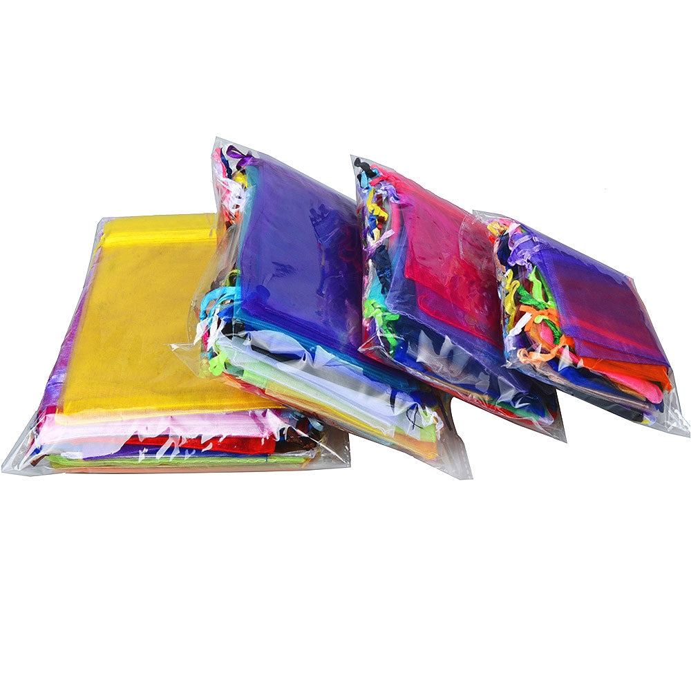 100pcs Colors Jewelry Packaging Bag, Gift Storage Wedding Wholesales