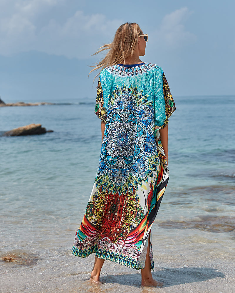 Strand Cover Up Robe Plage Vestido Playa Strand Pareo Badeanzug Cover Up Bademode Badeanzug Frauen Maxi Kleid