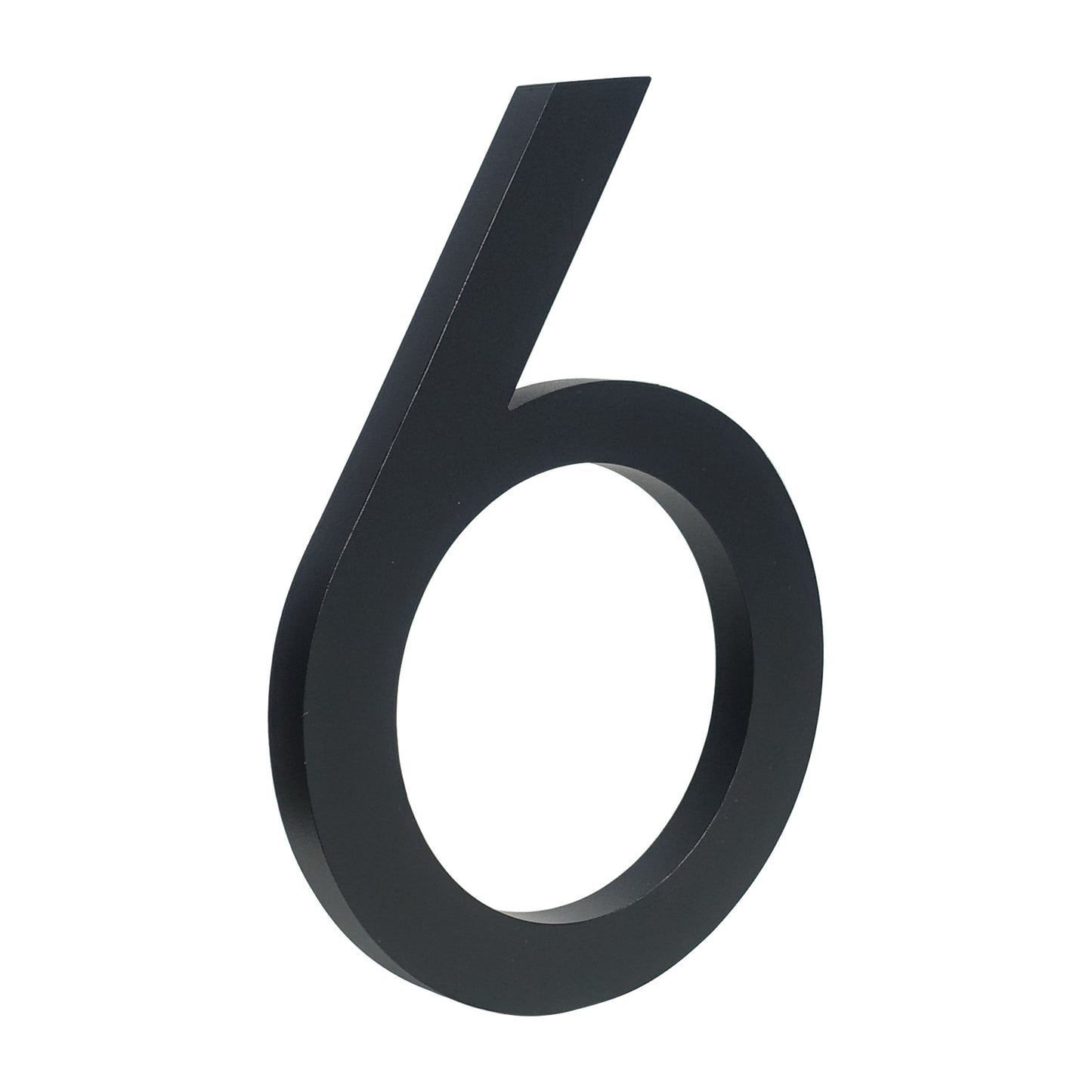 Big Black House Number Floating Sign Modern Door Numbers Building Signage Outdoor Numer Address