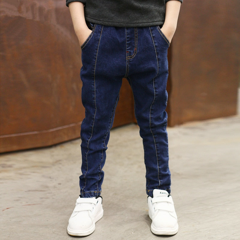 Boys Jeans Denim Trousers Kids Clothes Children Clothes Spring  Straight Cowboy Trousers Casual Pants 2-6 Years