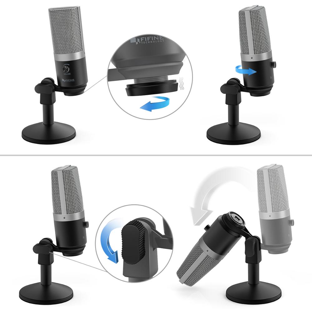 USB Microphone, Laptop, Computers, Recording, Streaming Voice, Podcasting