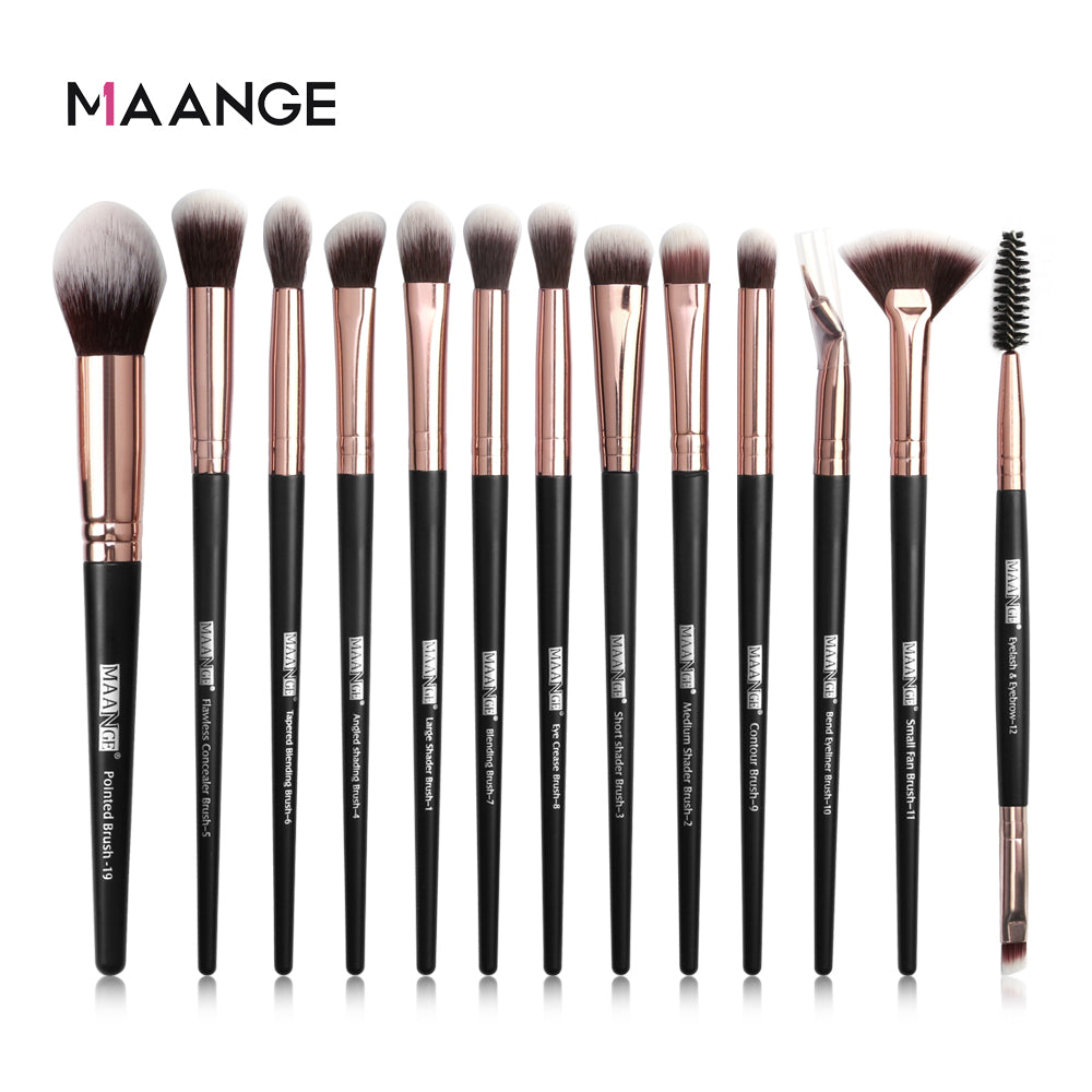 Make-up-Pinsel Pro Pink Brush, Set Puder-Lidschatten-Mischung, Eyeliner-Wimpern-Augenbrauen-Make-up, Beauty-Kosmetikpinsel