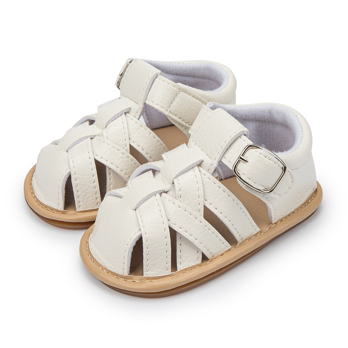 Baby Summer Sandals: Rubber Sole, Non-Slip Infant Shoes for Boys and Girls, Perfect for Toddler First Walkers and Newborns