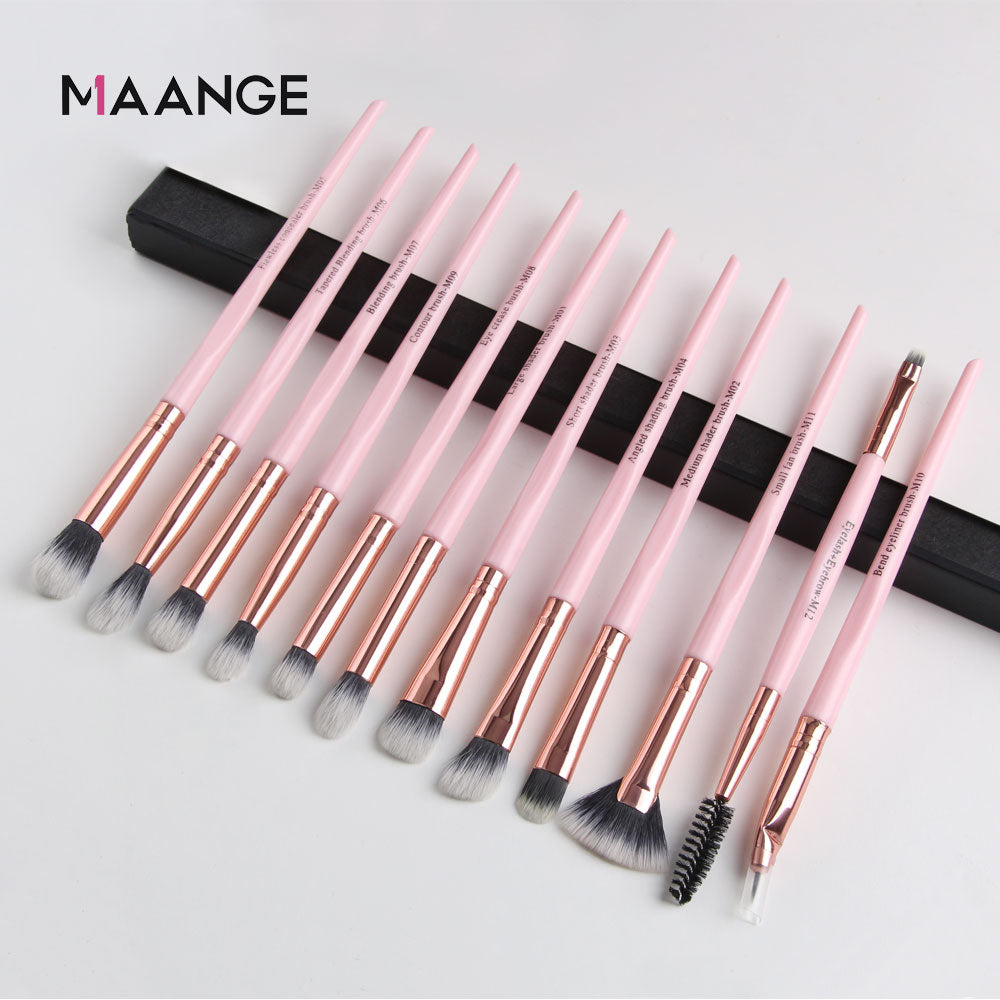 Make-up-Pinsel Pro Pink Brush, Set Puder-Lidschatten-Mischung, Eyeliner-Wimpern-Augenbrauen-Make-up, Beauty-Kosmetikpinsel