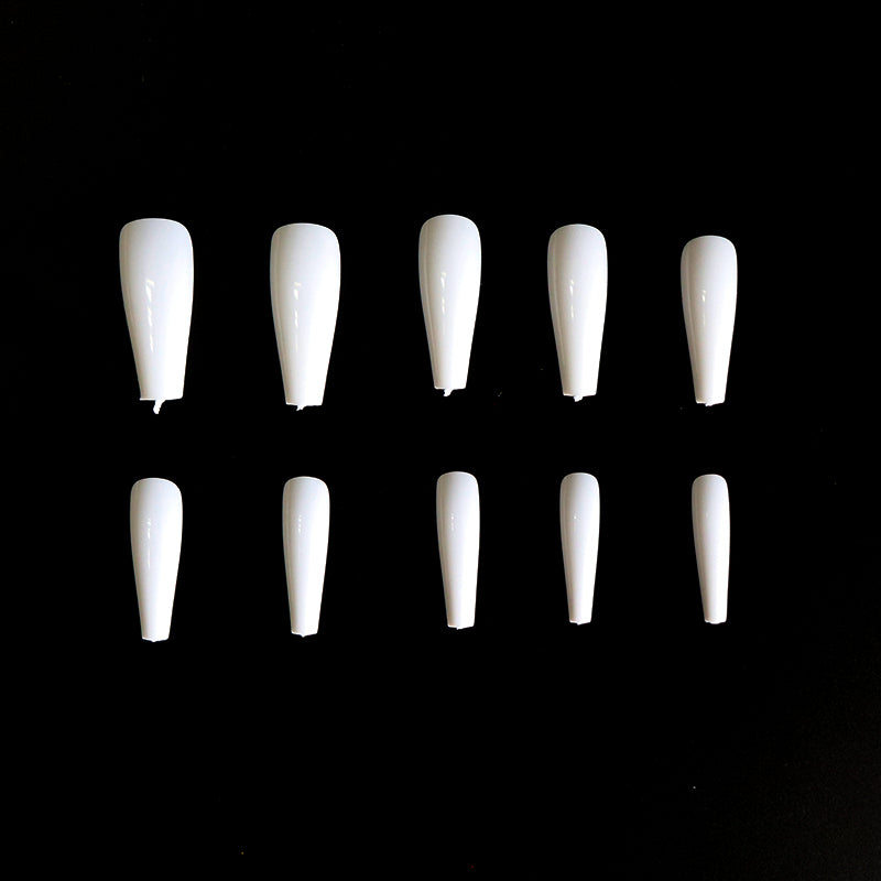 100/500pcs/Bag False Ballerina Natural/Transparent Coffin Fake Nails Manicure Nails for Extension & Protection Nail Art