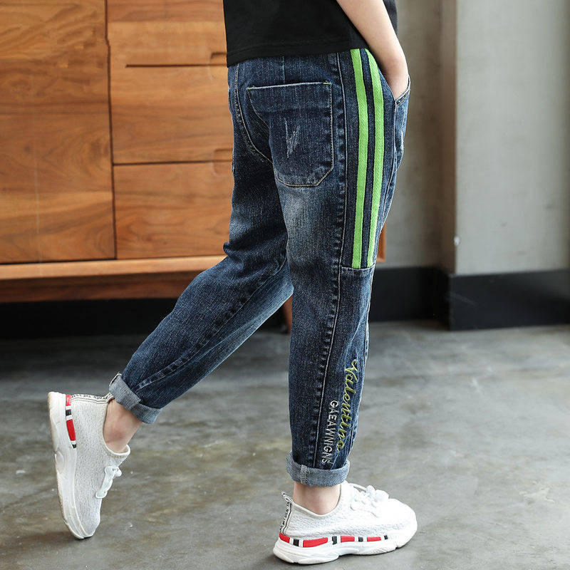 Boys Jeans Denim Trousers Kids Clothes Children Clothes Spring  Straight Cowboy Trousers Casual Pants 2-6 Years