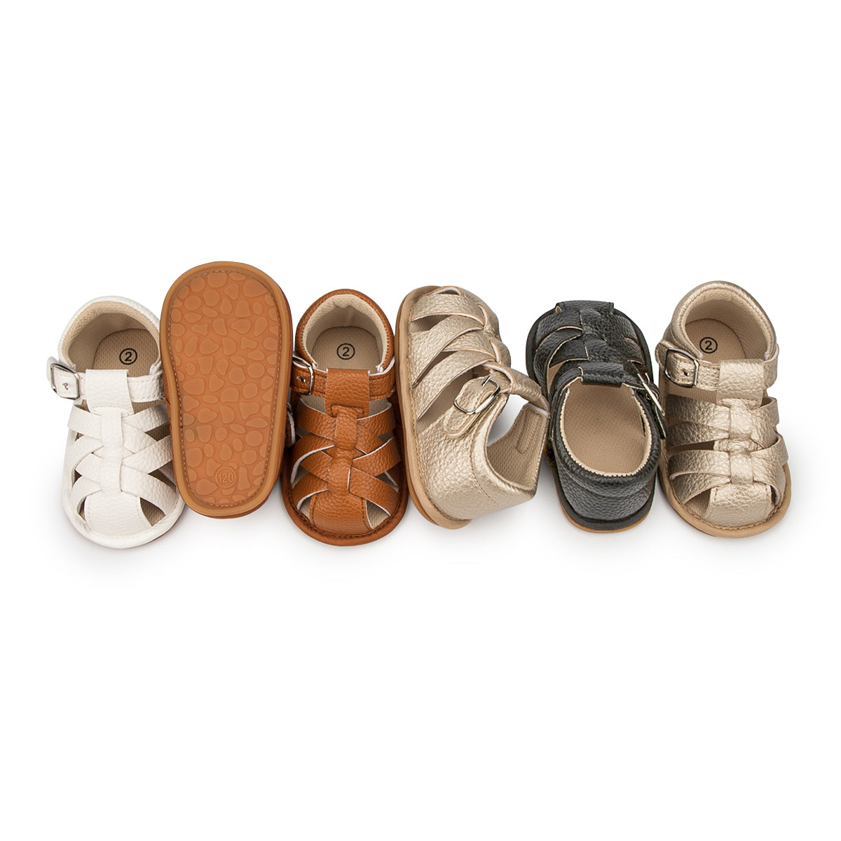 Baby Summer Sandals: Rubber Sole, Non-Slip Infant Shoes for Boys and Girls, Perfect for Toddler First Walkers and Newborns